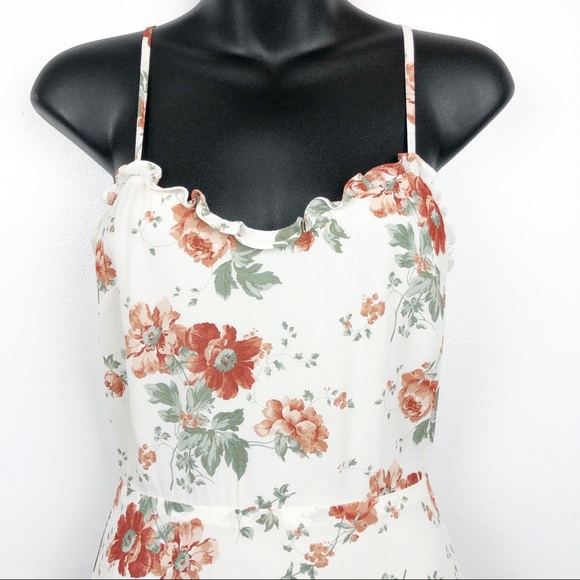 REFORMATION Cassandra Dress Floral Print Midi - Picture 5 of 15